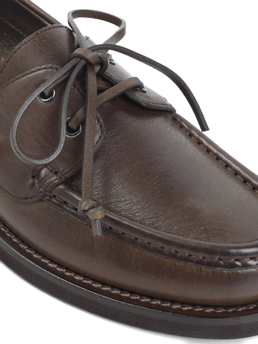Brunello Cucinelli leather loafers