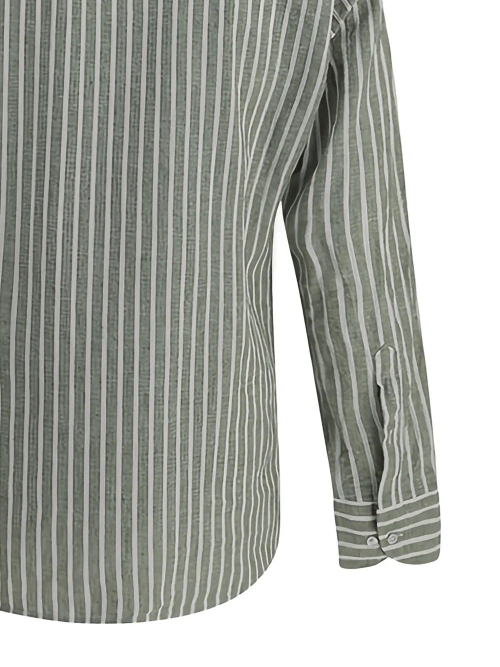 BROOKSFIELD  striped cotton-linen blend shirt