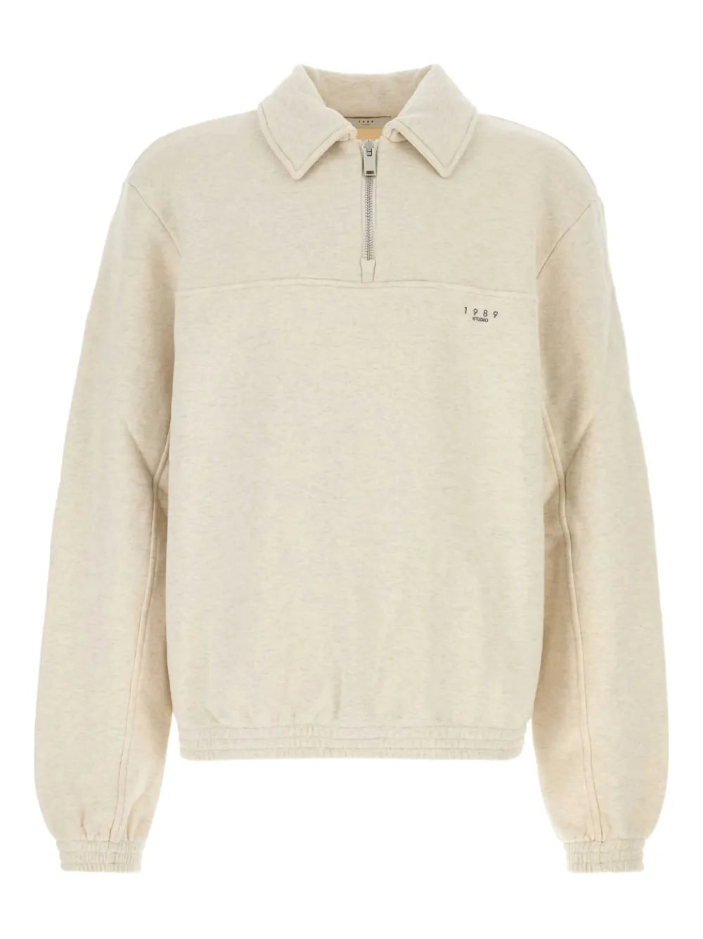 1989 STUDIO  zip-neck pullover sweatshirt
