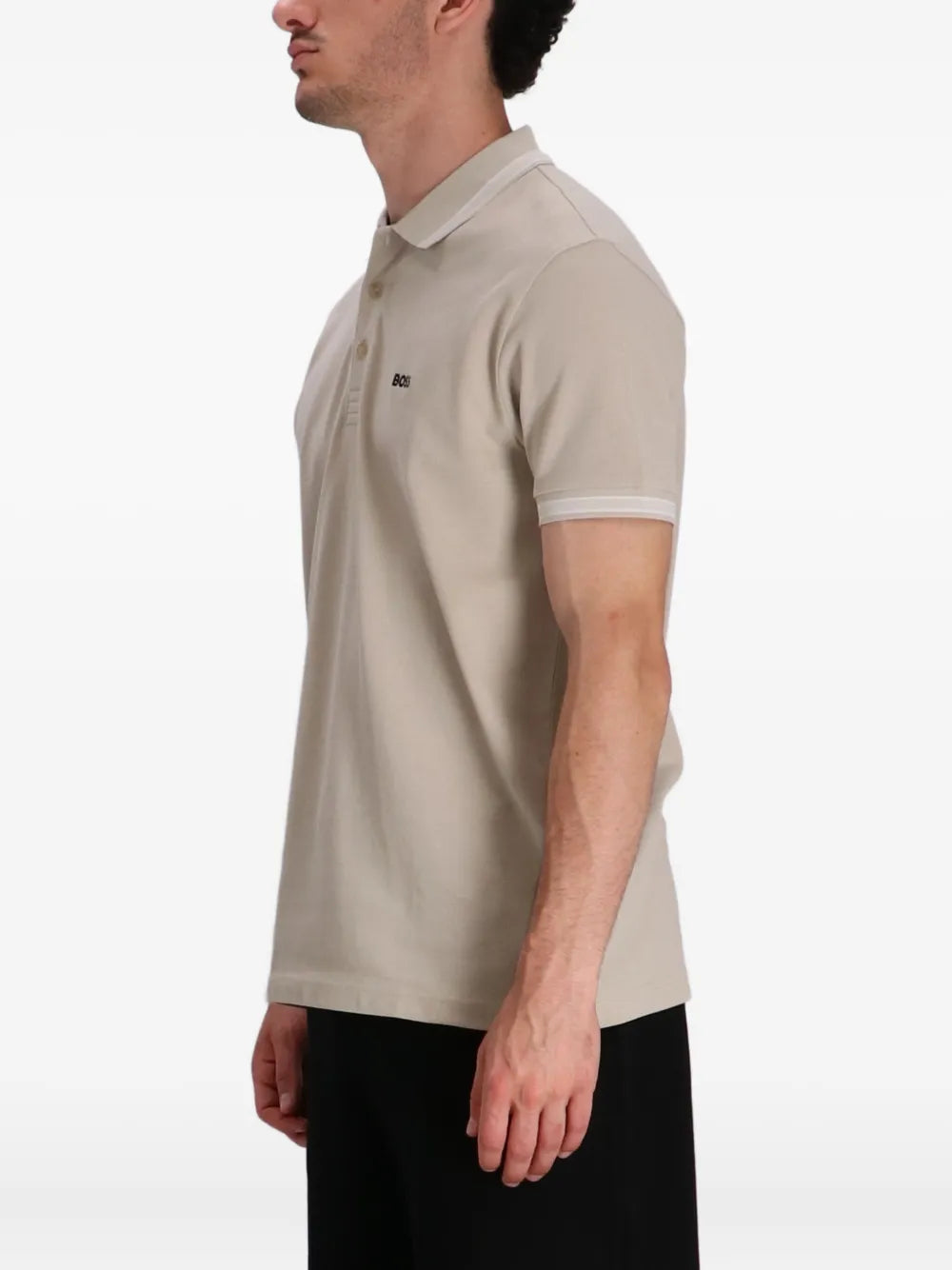 BOSS  piqué polo shirt