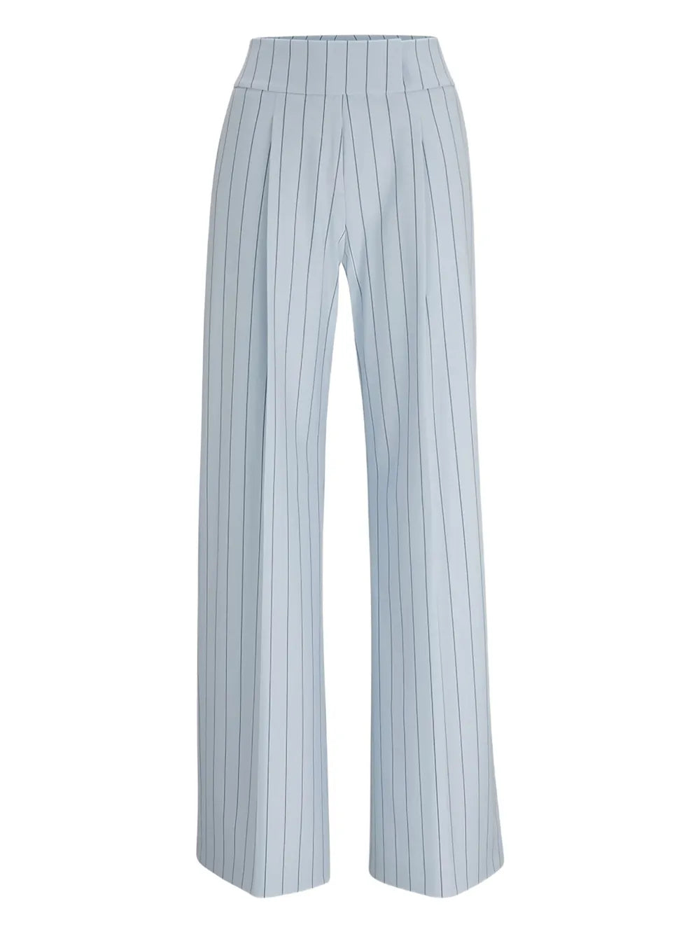 BOSS  striped wide-leg trousers