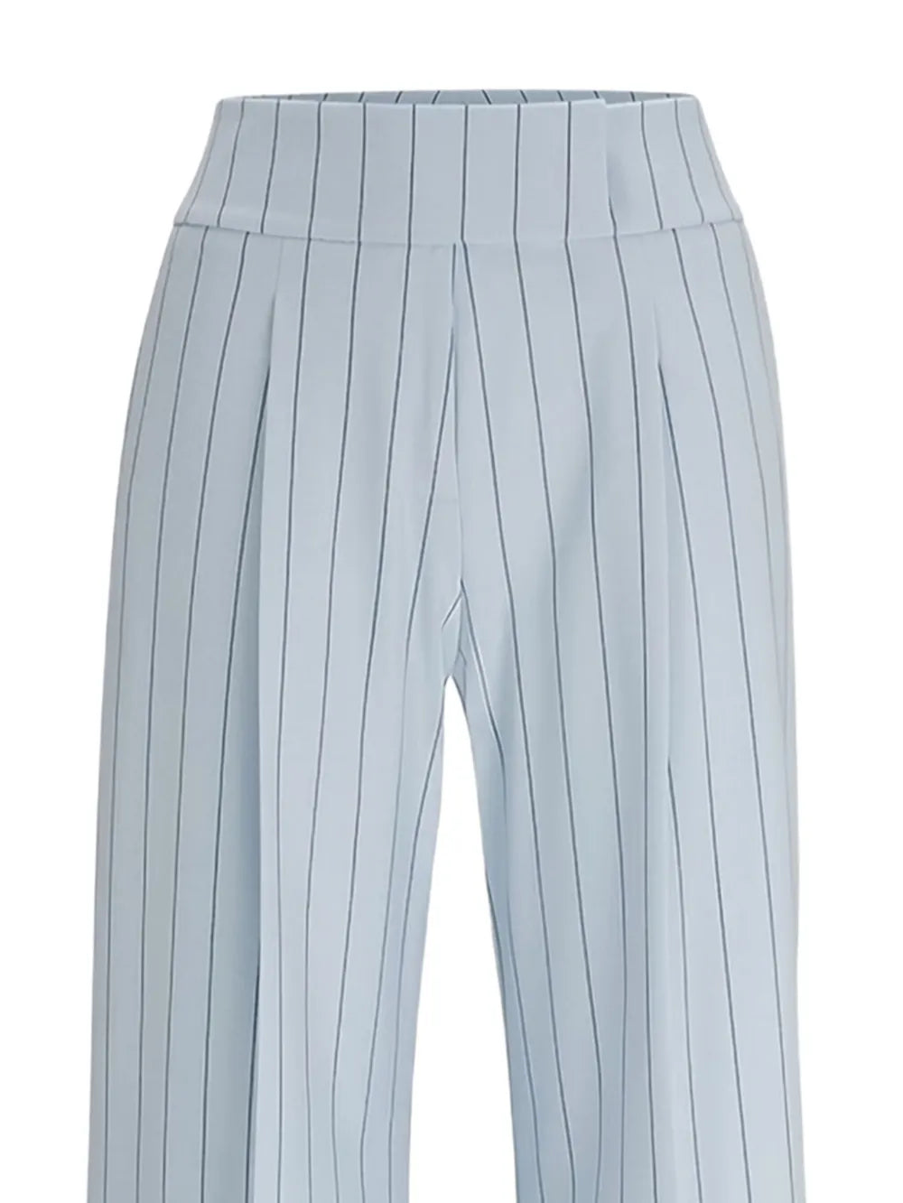 BOSS  striped wide-leg trousers