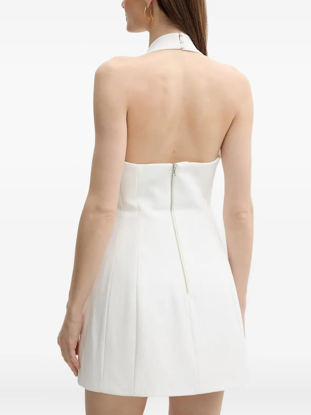 Bardot  halter-neck pocket dress