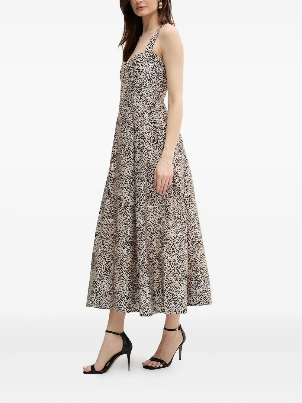 Bardot  Lilah leopard-print midi dress