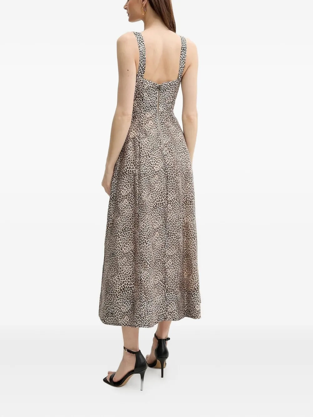 Bardot  Lilah leopard-print midi dress