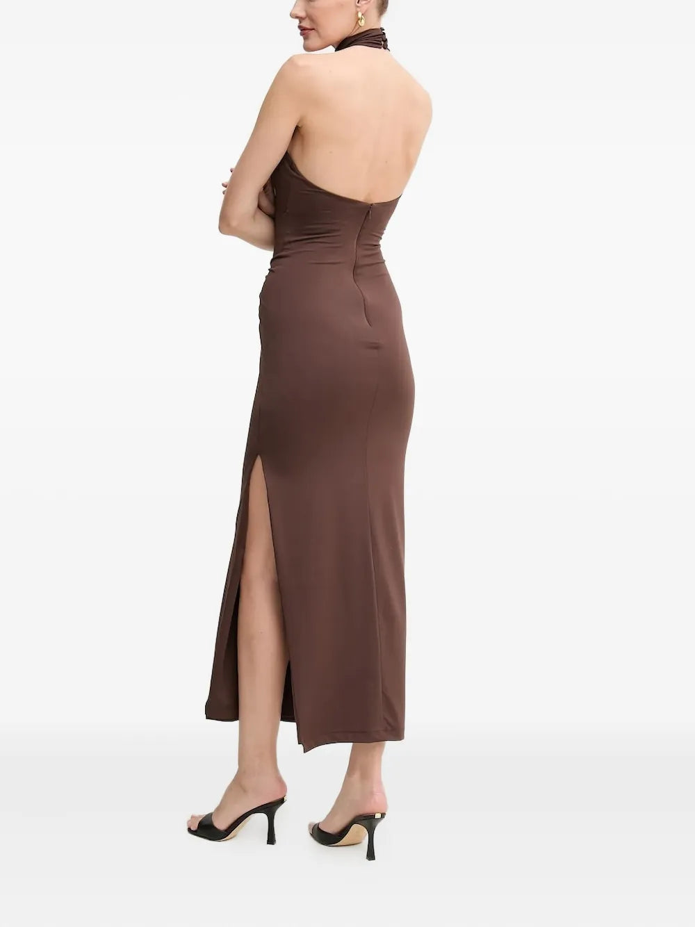 Bardot  ring-detail midi dress