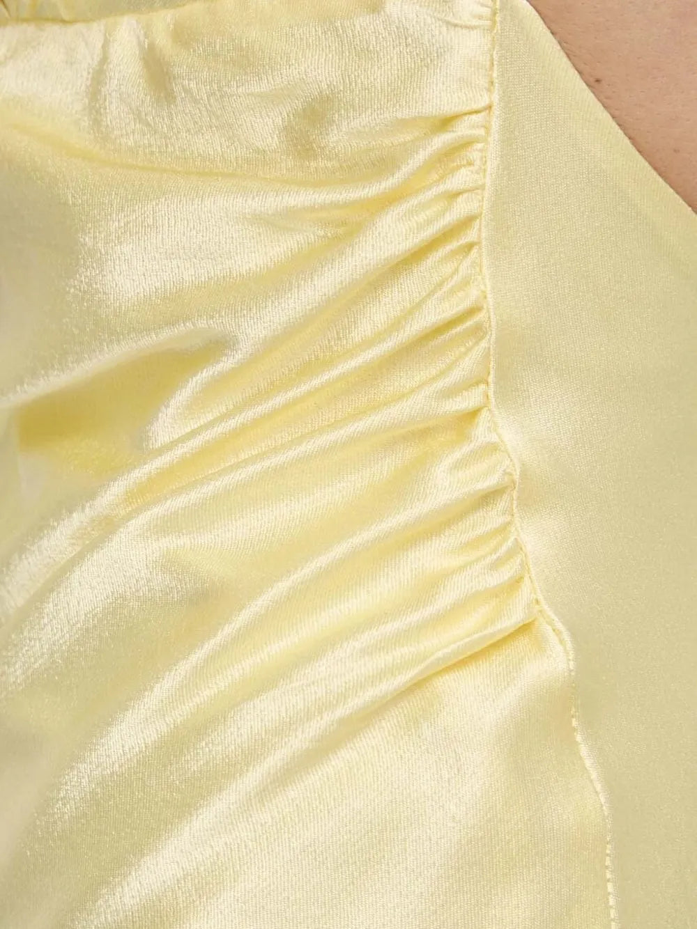 Bardot  satin backless dress