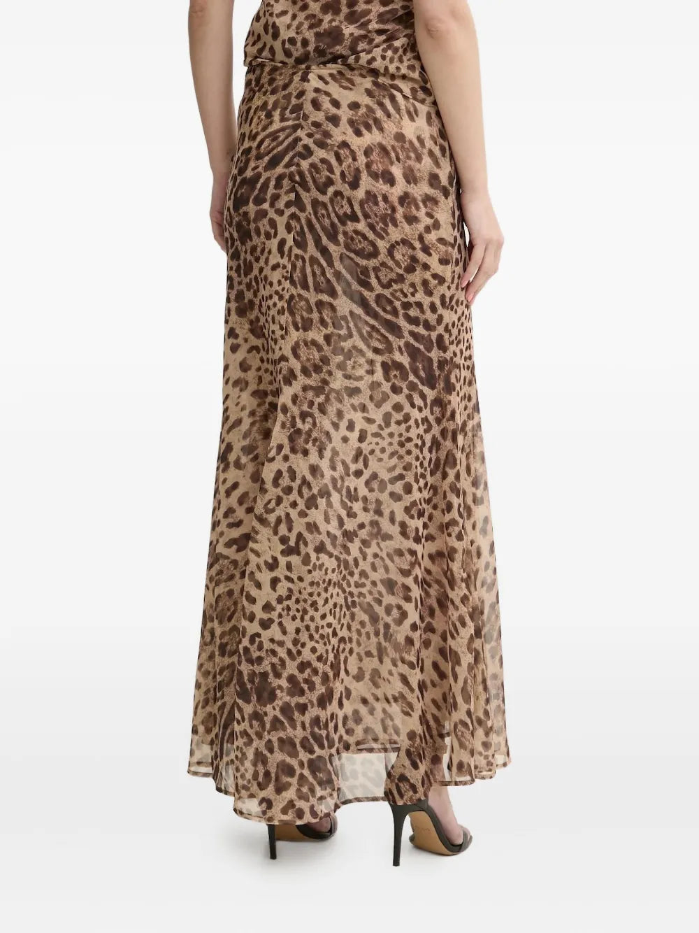 Bardot  Monroe leopard-print maxi skirt
