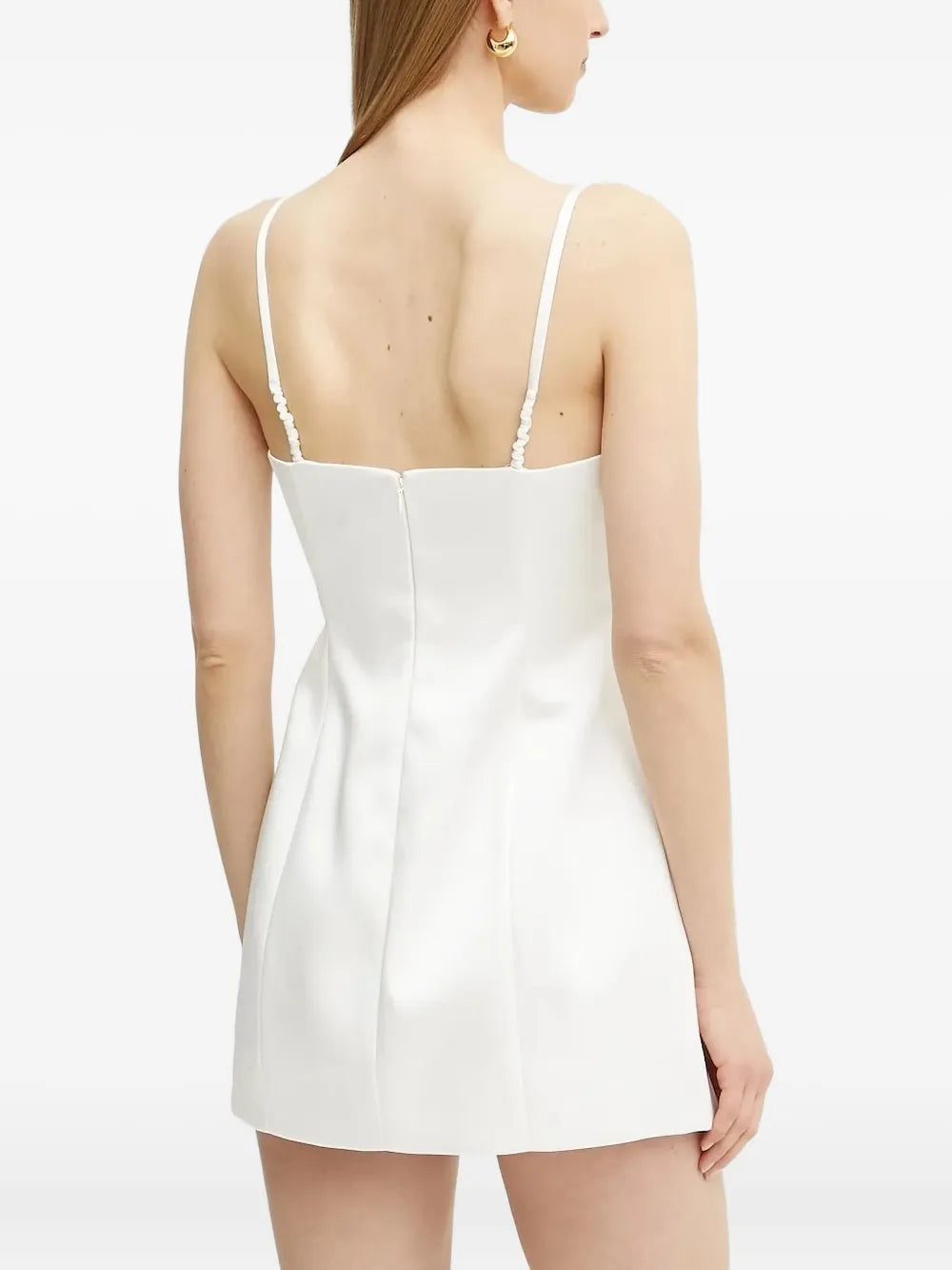 Bardot  sweetheart-neckline mini dress