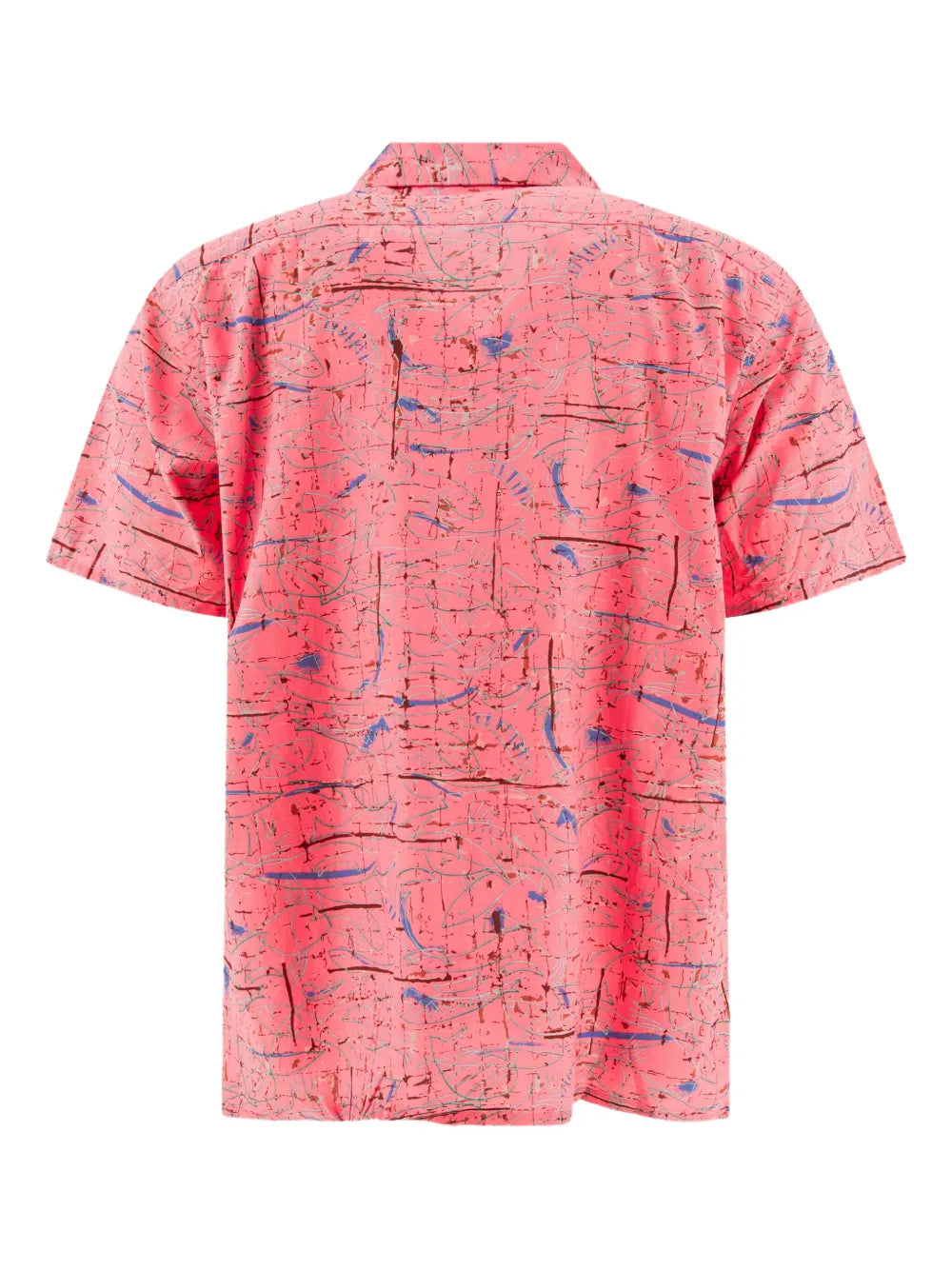 BEAMS PLUS  abstract-print short-sleeve shirt
