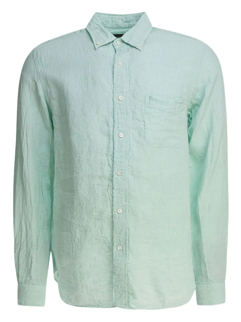 BEAMS PLUS  textured linen shirt