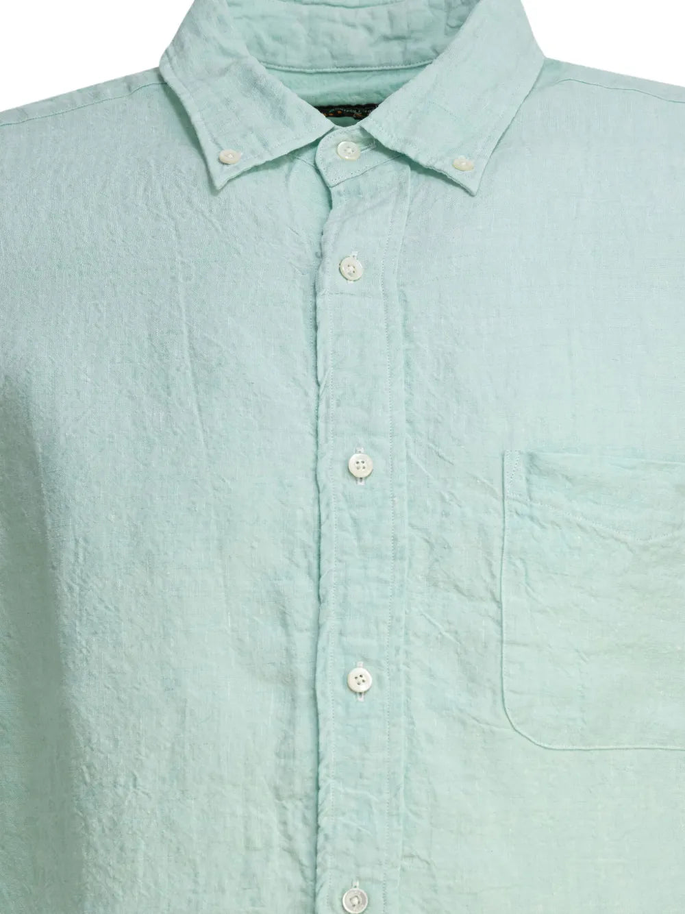 BEAMS PLUS  textured linen shirt