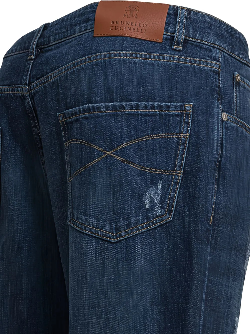 Brunello Cucinelli  distressed jeans