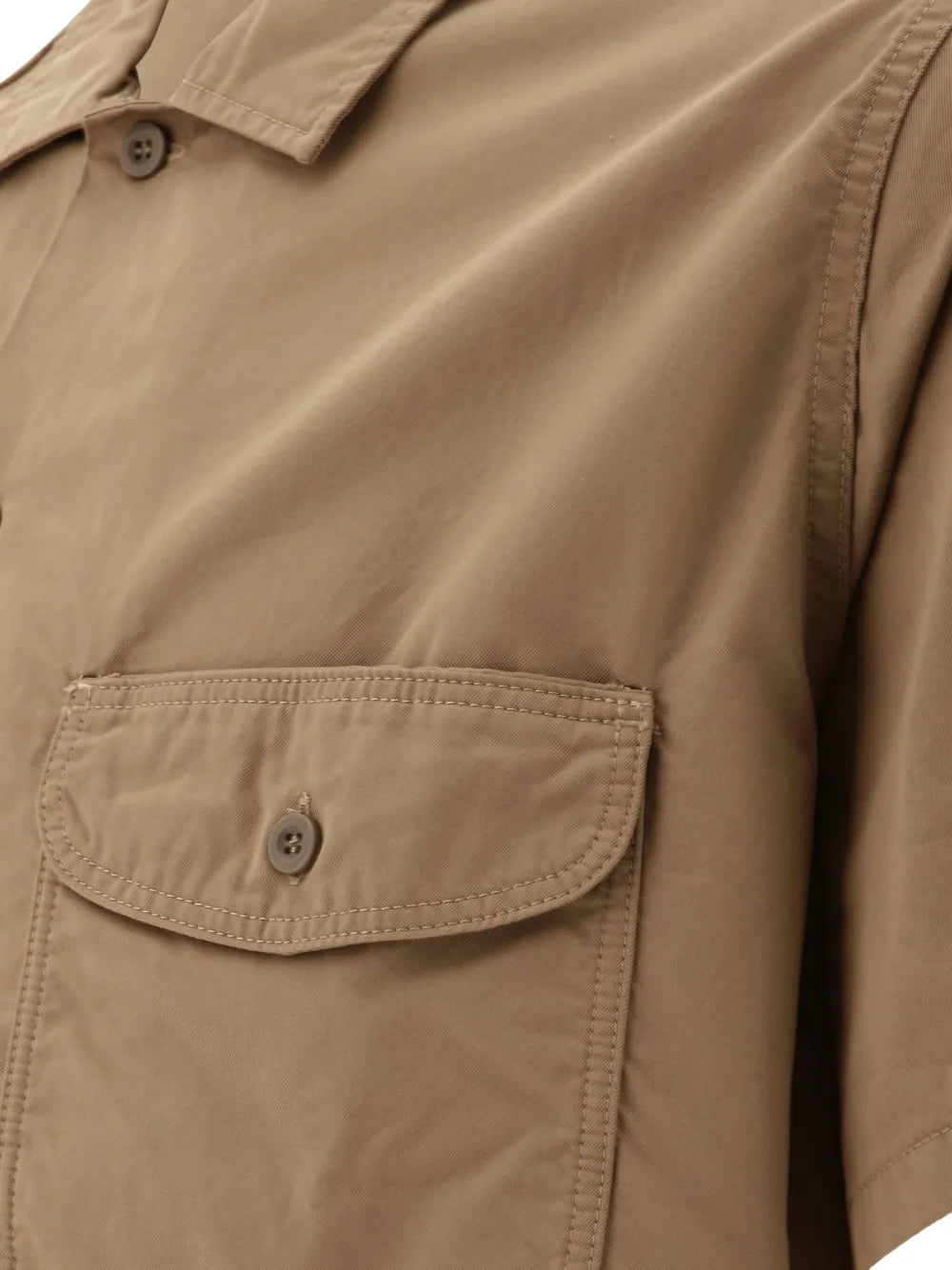 BEAMS PLUS  patch-pocket short-sleeve shirt