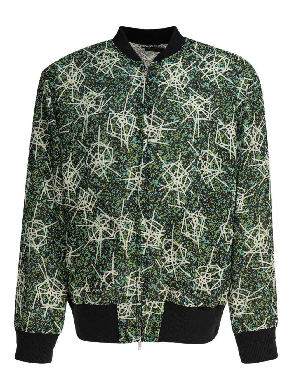 BEAMS PLUS  abstract-print bomber jacket