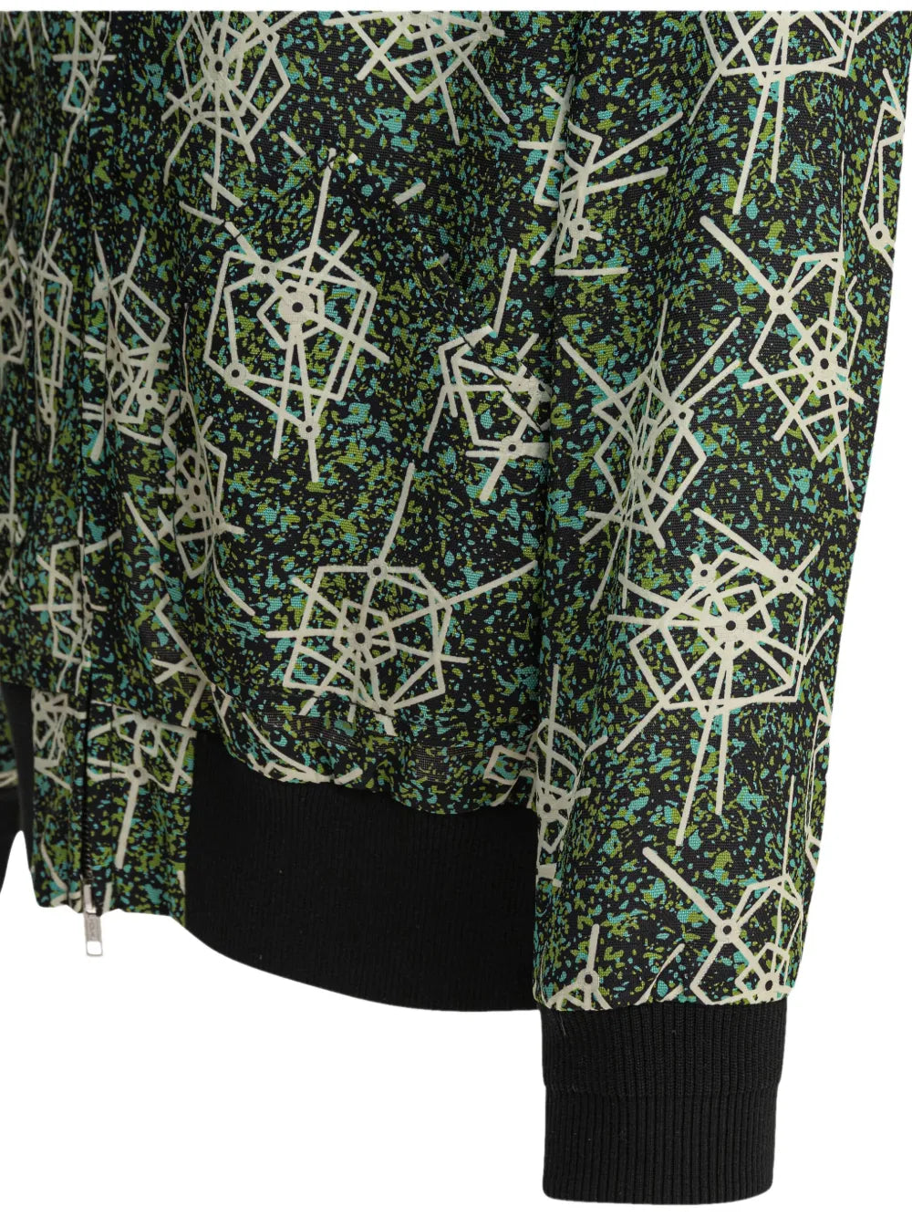 BEAMS PLUS  abstract-print bomber jacket