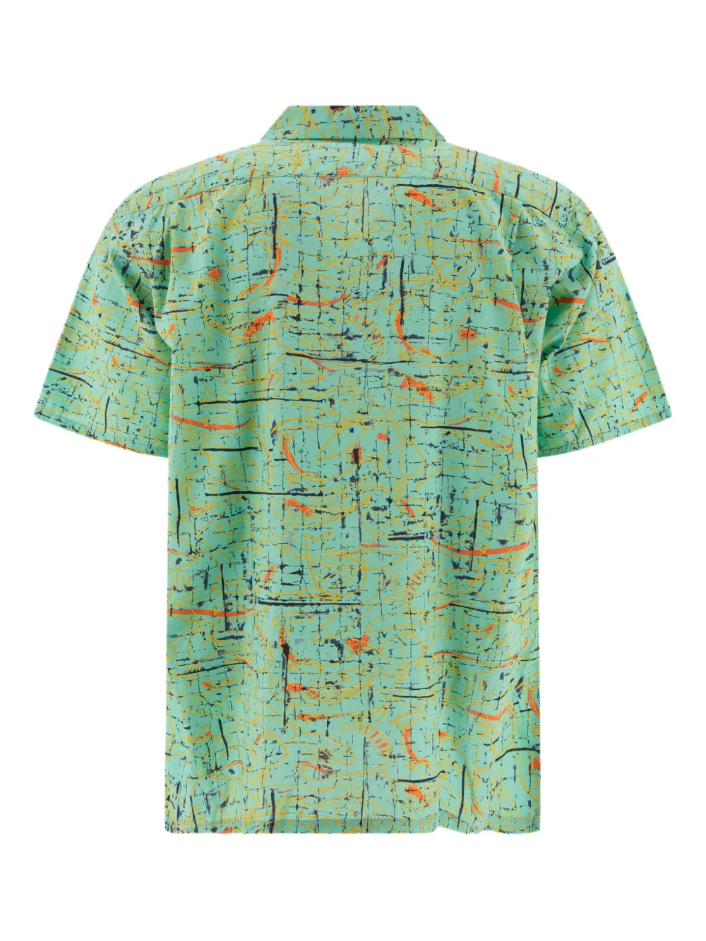 BEAMS PLUS  abstract-print short-sleeve shirt