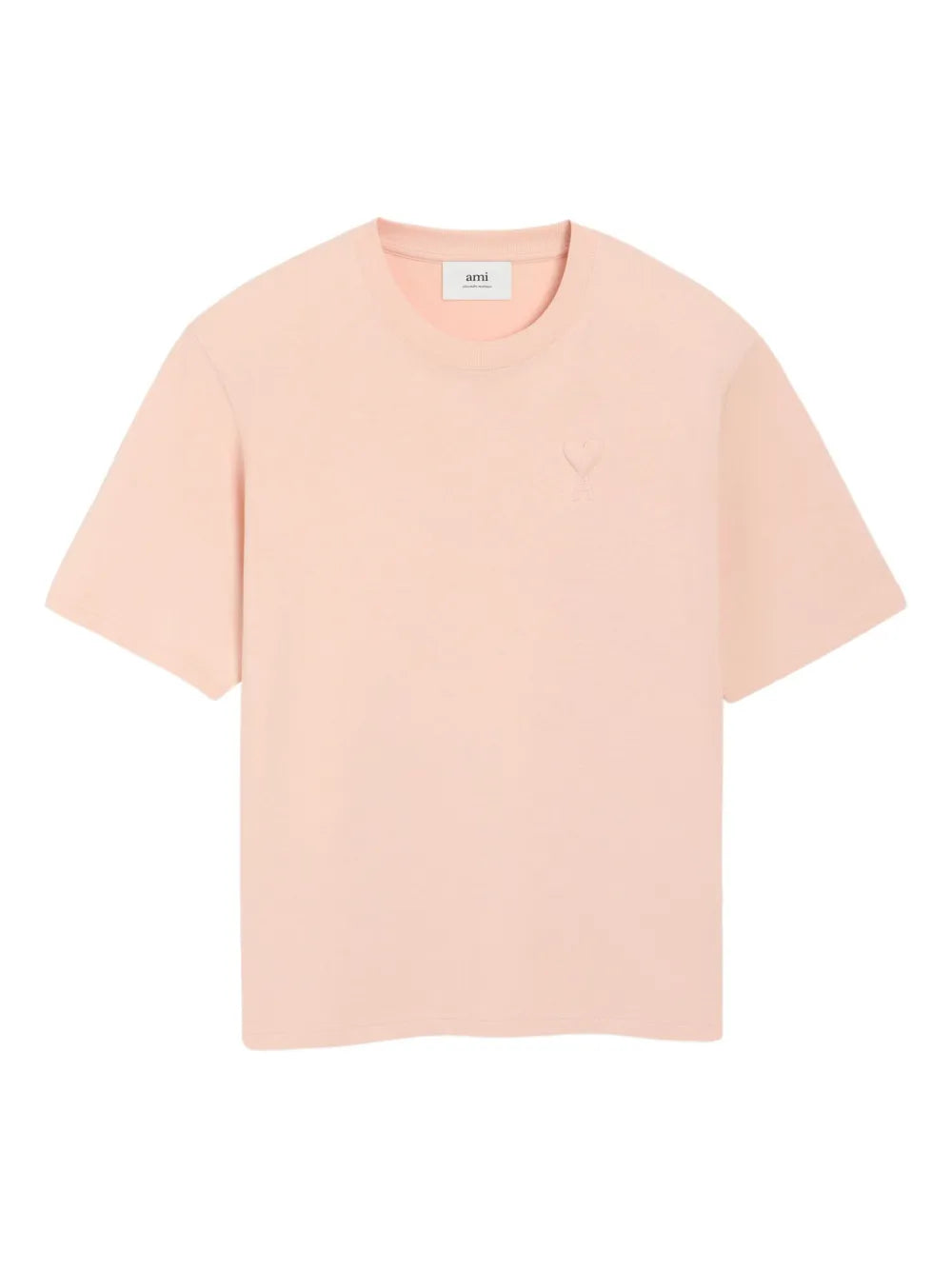 AMI Paris Ami De Coeur-motif cotton T-shirt