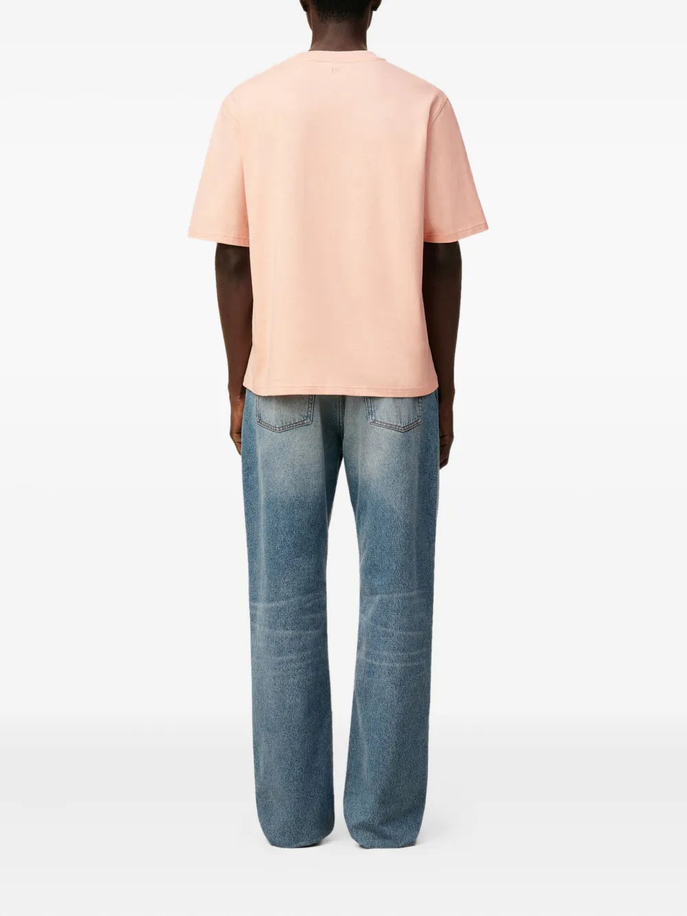 AMI Paris Ami De Coeur-motif cotton T-shirt