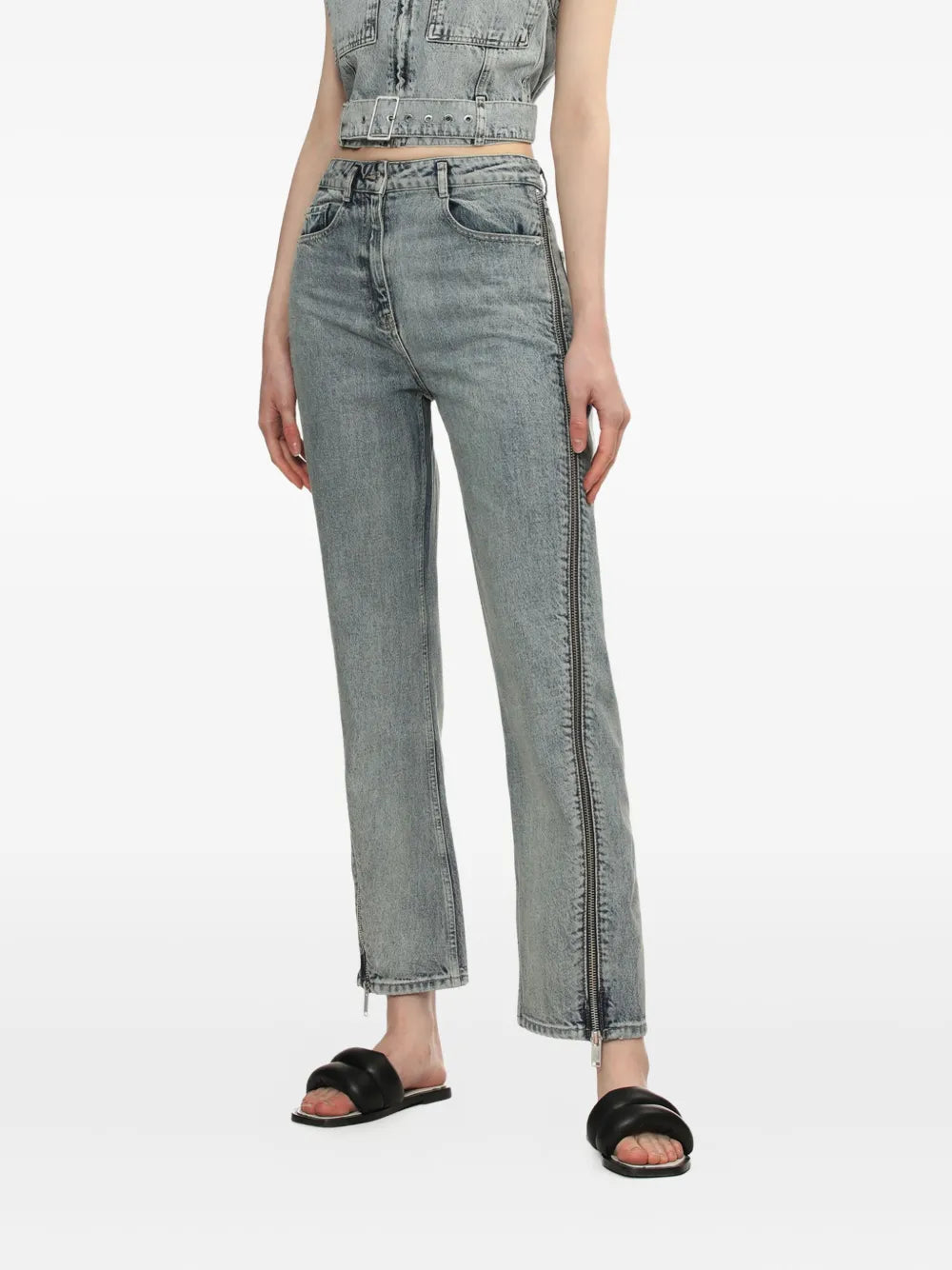 3.1 Phillip Lim  side-zip jeans