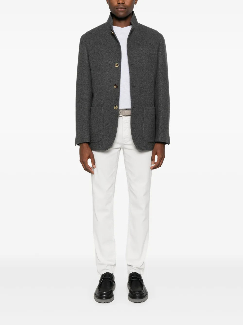 Brunello Cucinelli  mélange-effect T-shirt
