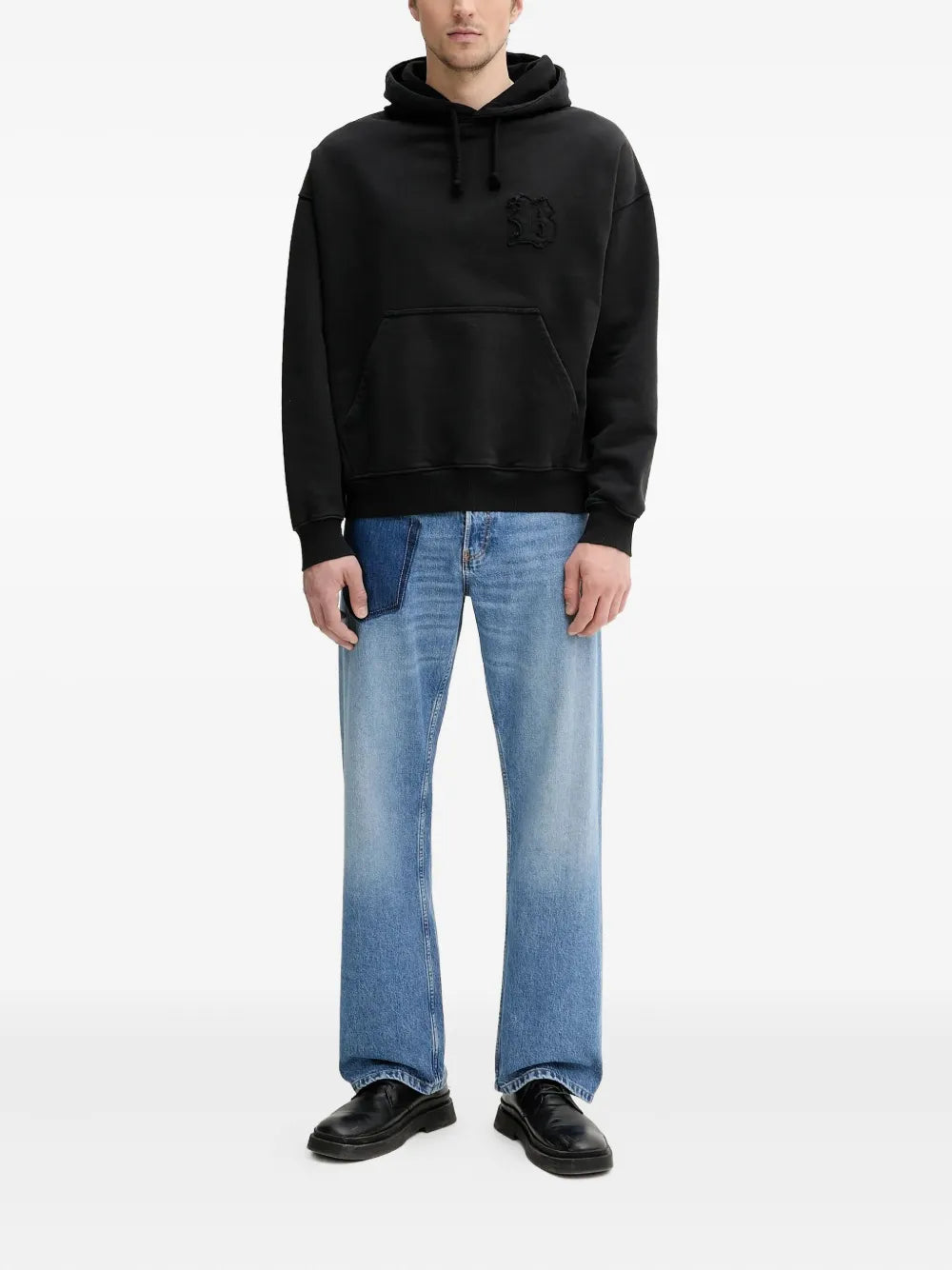 BLUEMARBLE  twisted-seams logo-print jeans