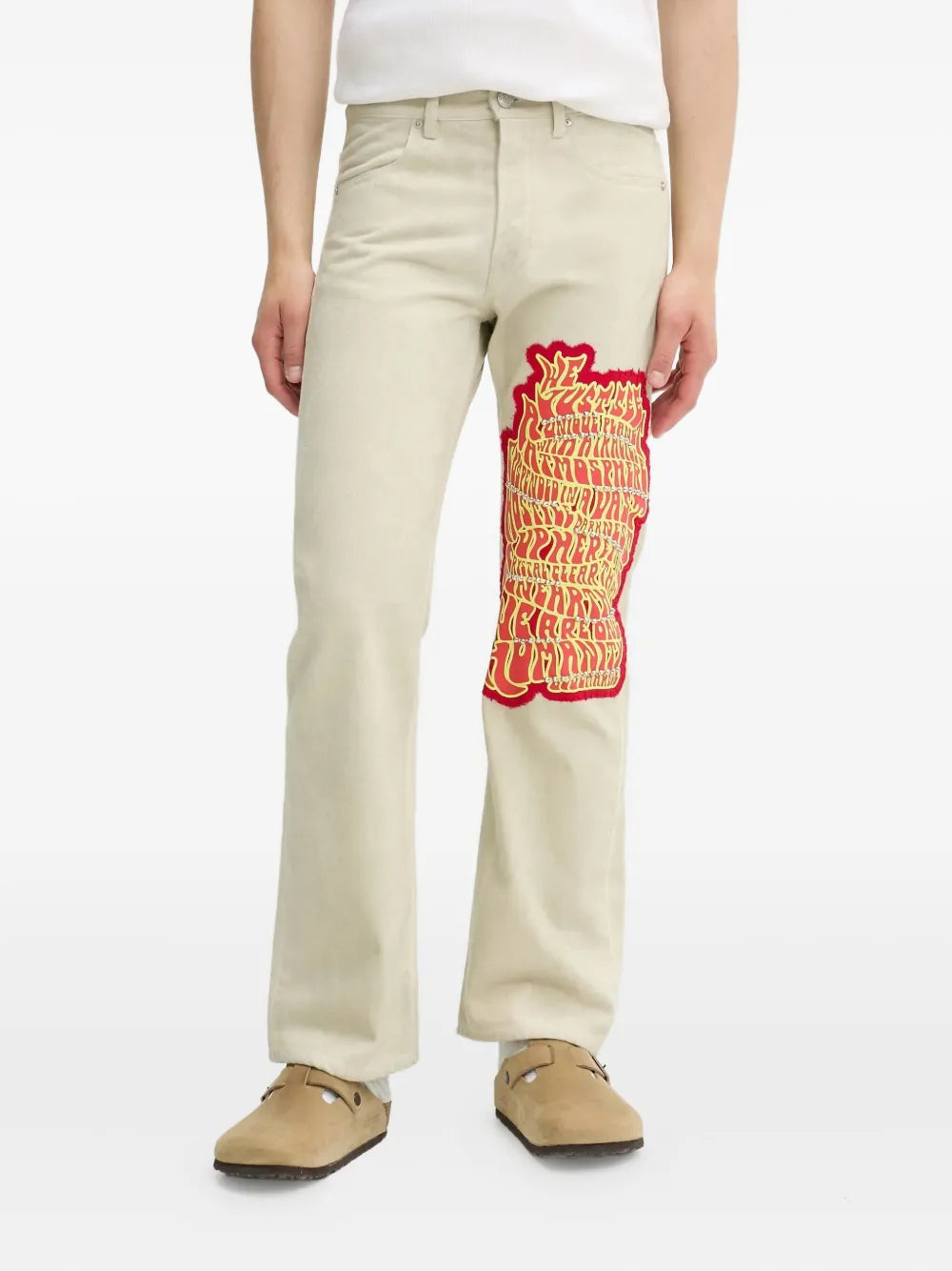 BLUEMARBLE  embroidered-studded jeans