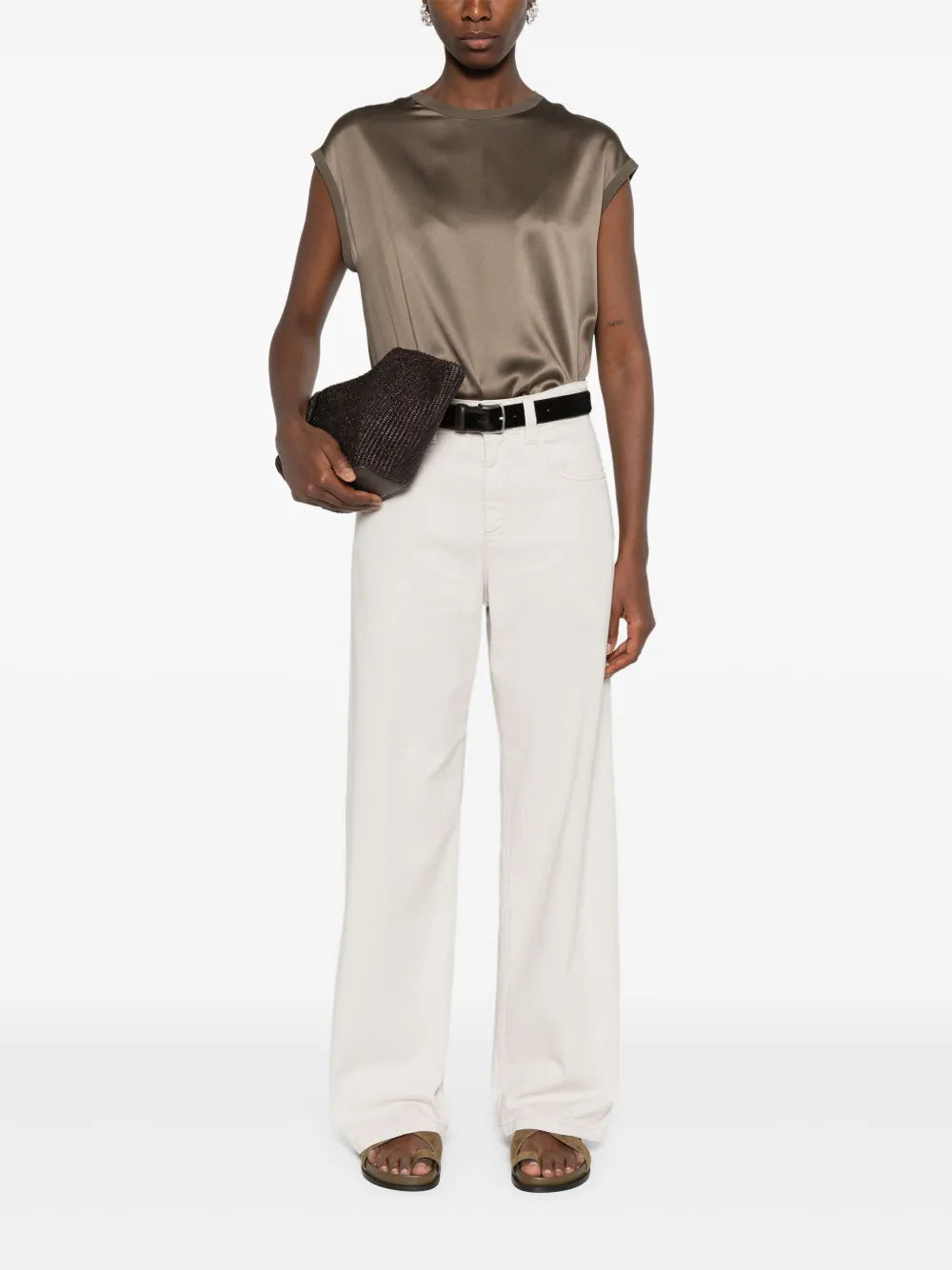 Brunello Cucinelli wide-leg jeans - Image 2