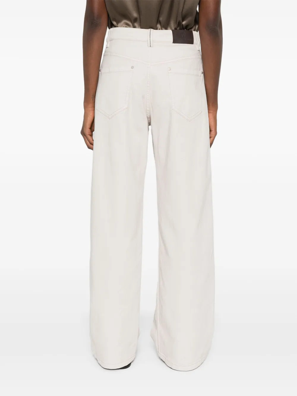 Brunello Cucinelli wide-leg jeans - Image 4