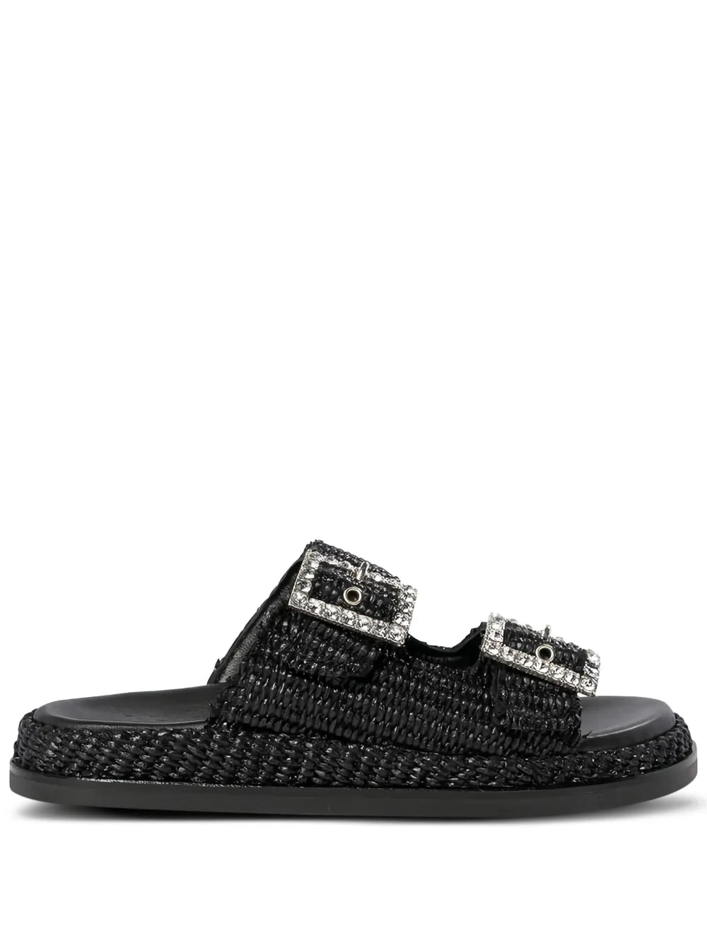 ALIBI  double-buckle flat sandals