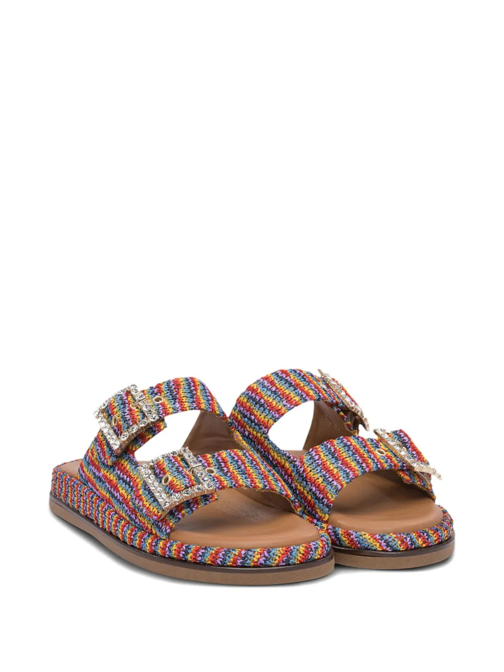 ALIBI  embellished double-buckle sandals