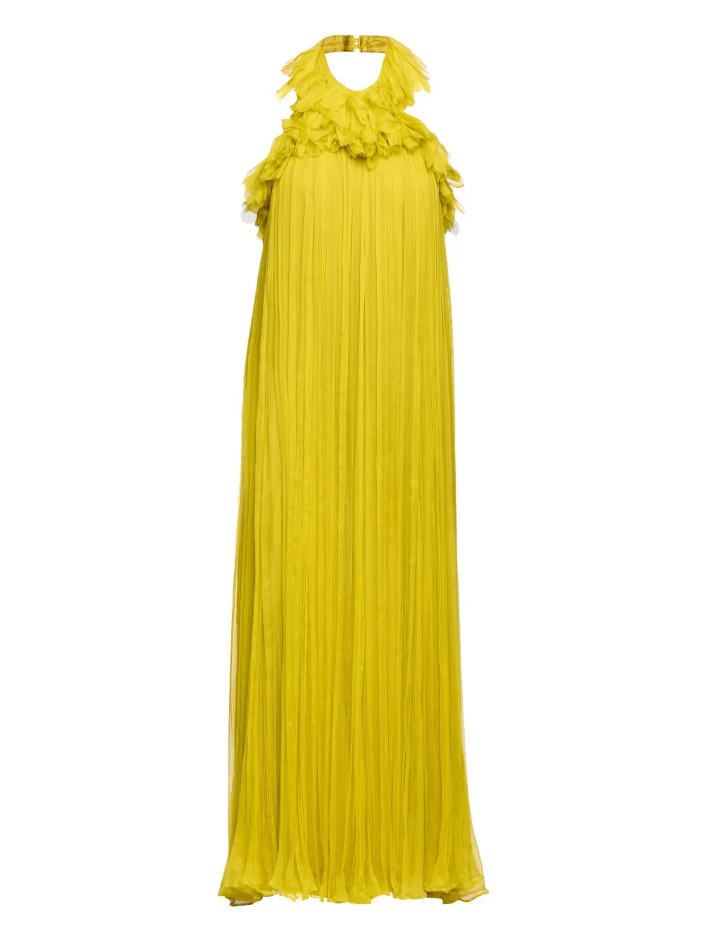 Ana Radu  ruffled halterneck dress