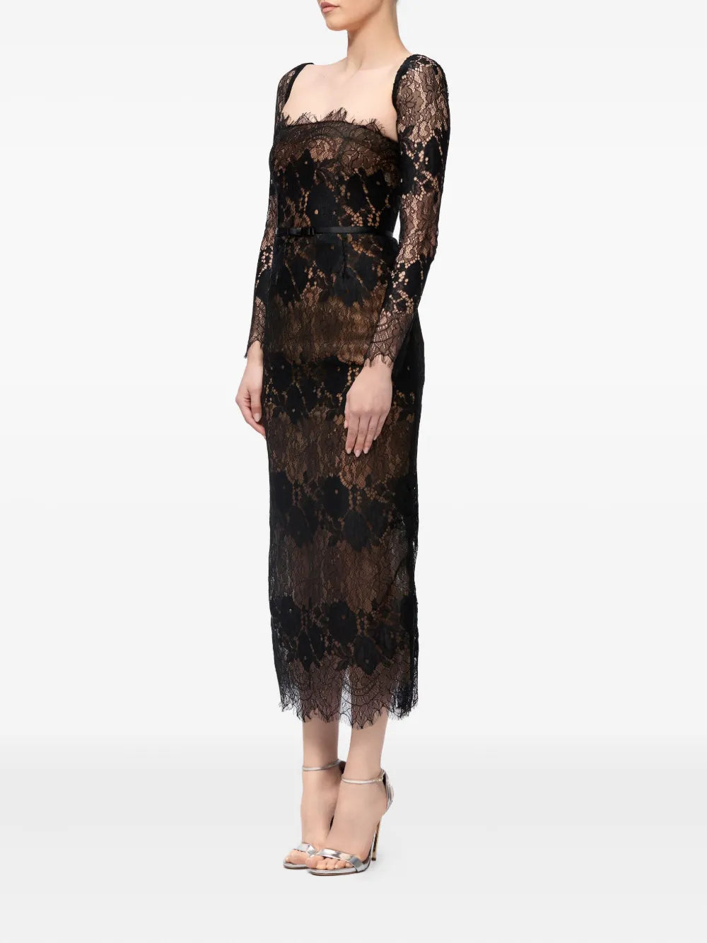 Ana Radu lace midi dress