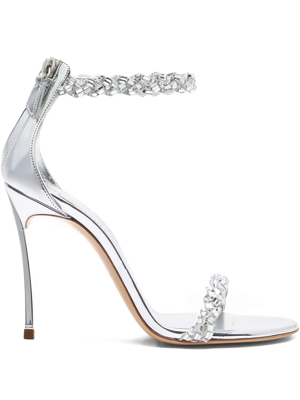 Casadei  100mm Starsway crystal-embellished stiletto sandals