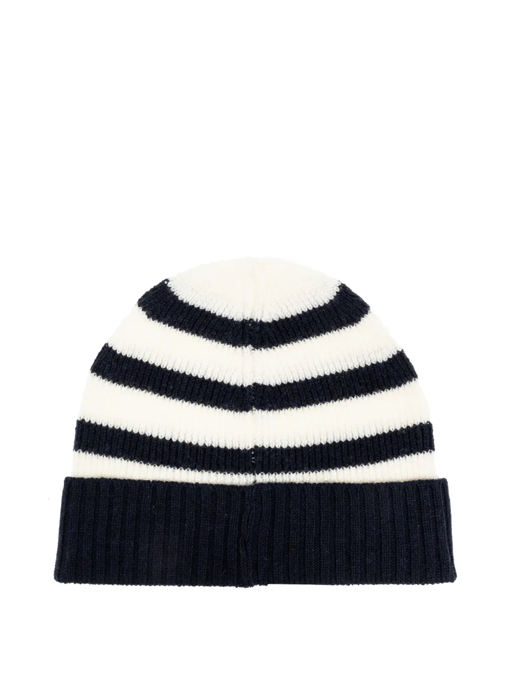 A.P.C.  striped ribbed beanie