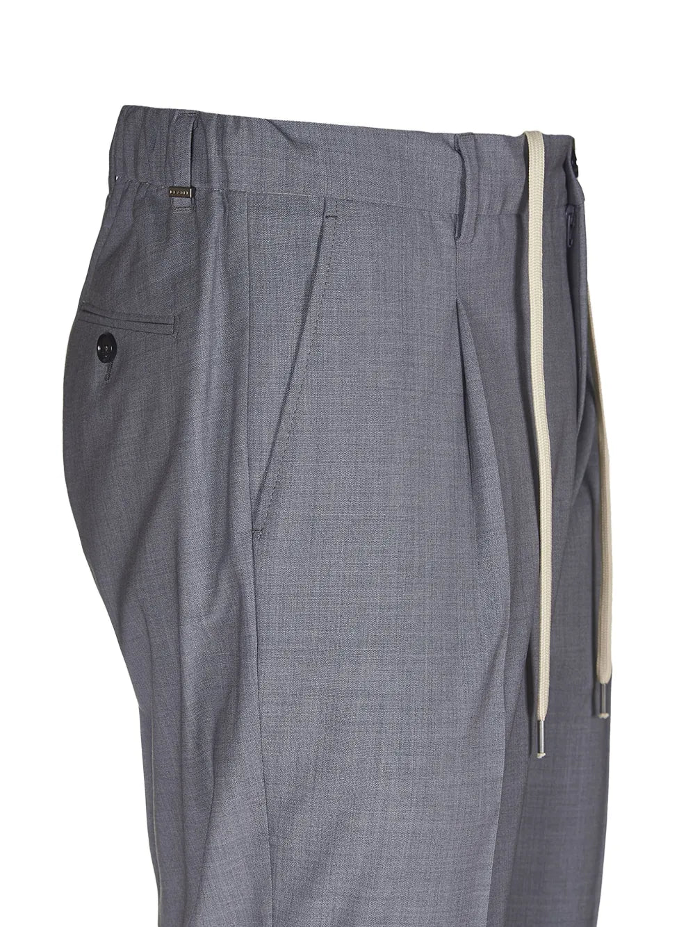 BE ABLE pleat-detailed drawstring trousers