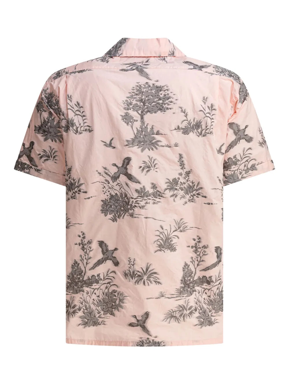 BEAMS PLUS  bird-print pocket shirt