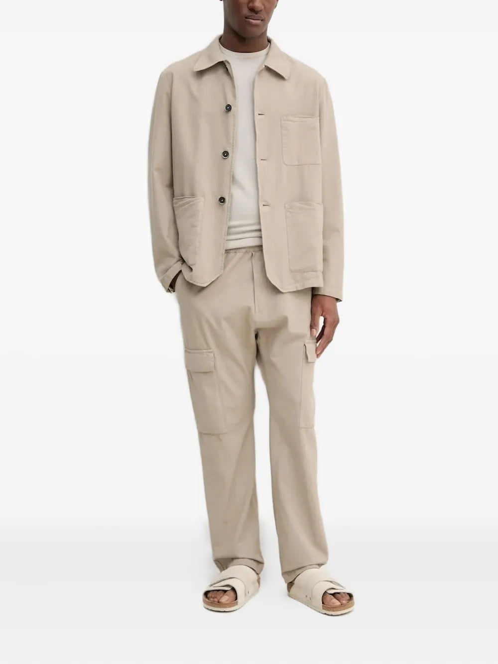 Barena  elastic-waist cargo trousers