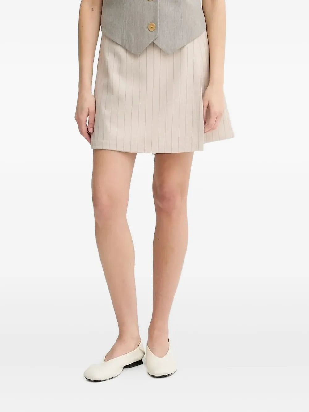 Bruuns Bazaar  pinstripe tailored shorts