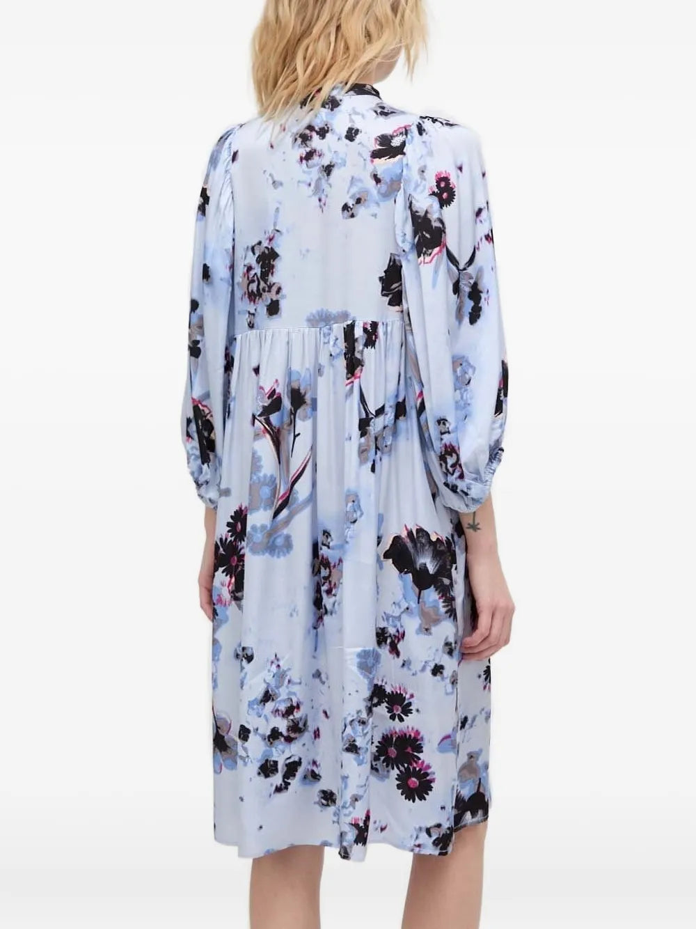 Bruuns Bazaar  floral-print midi day dress