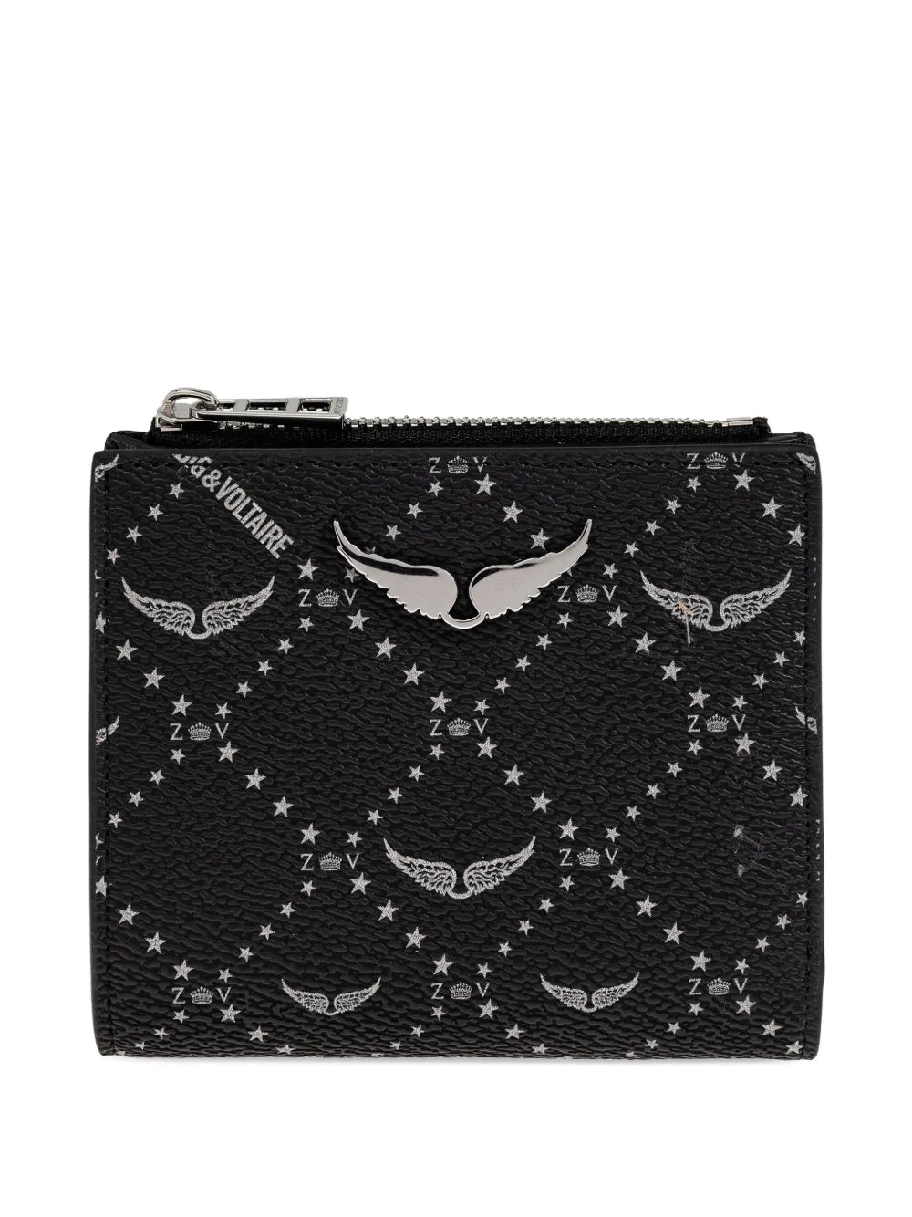Zadig&Voltaire  wings-plaque zip-around wallet