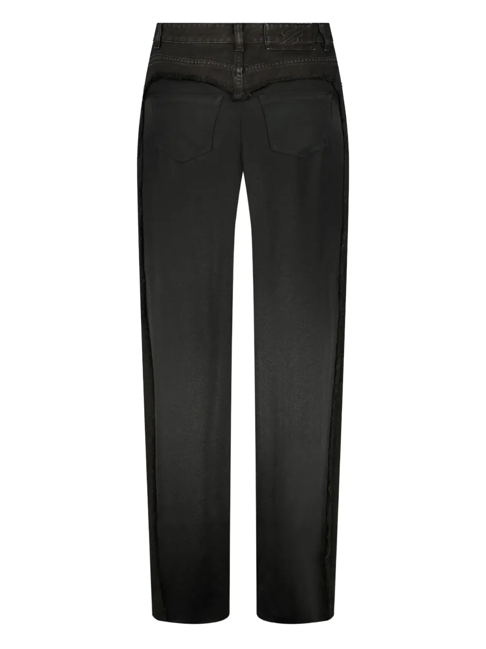 Blumarine  frayed-detailing jeans