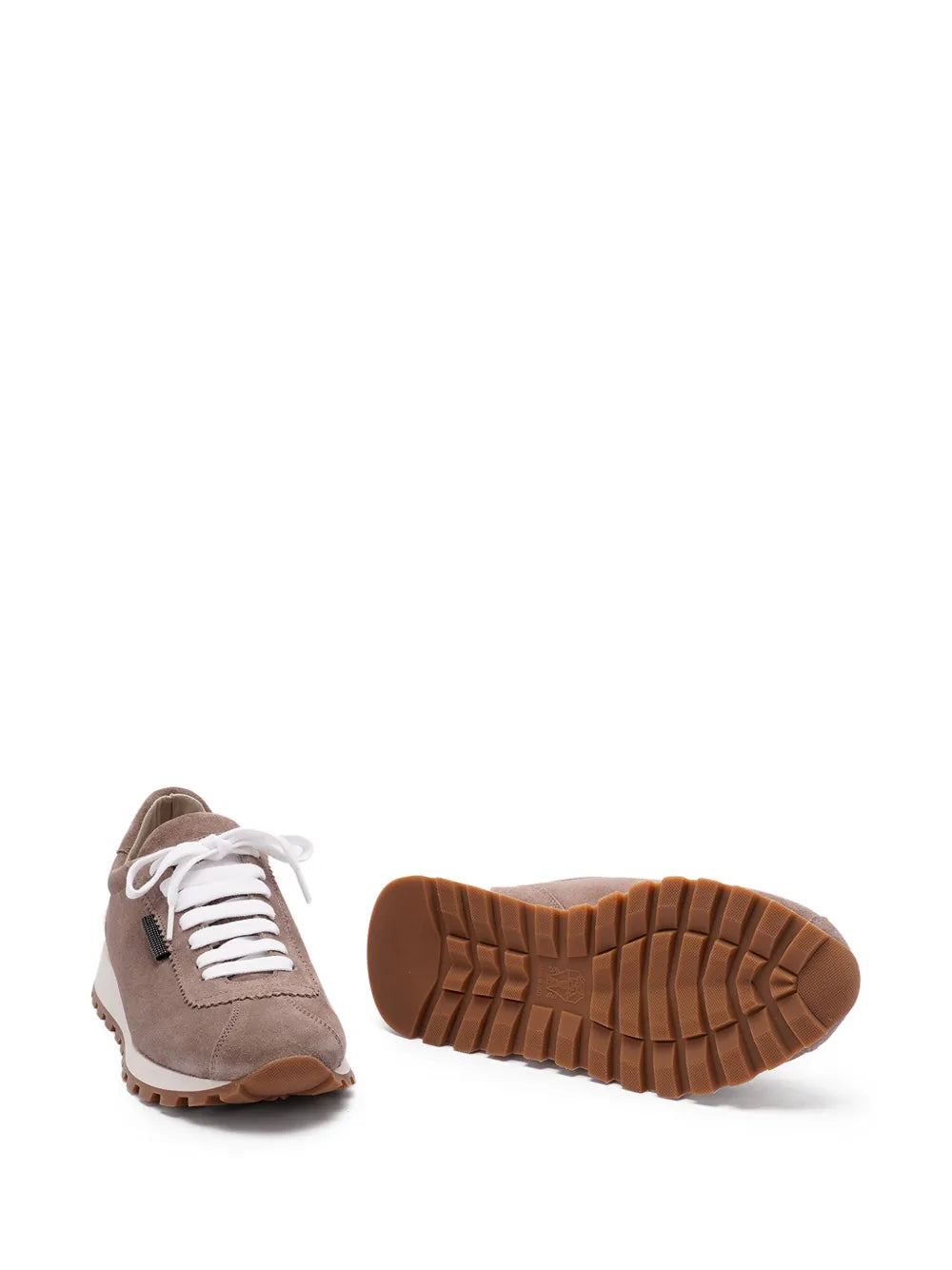 Brunello Cucinelli  suede lace-up sneakers