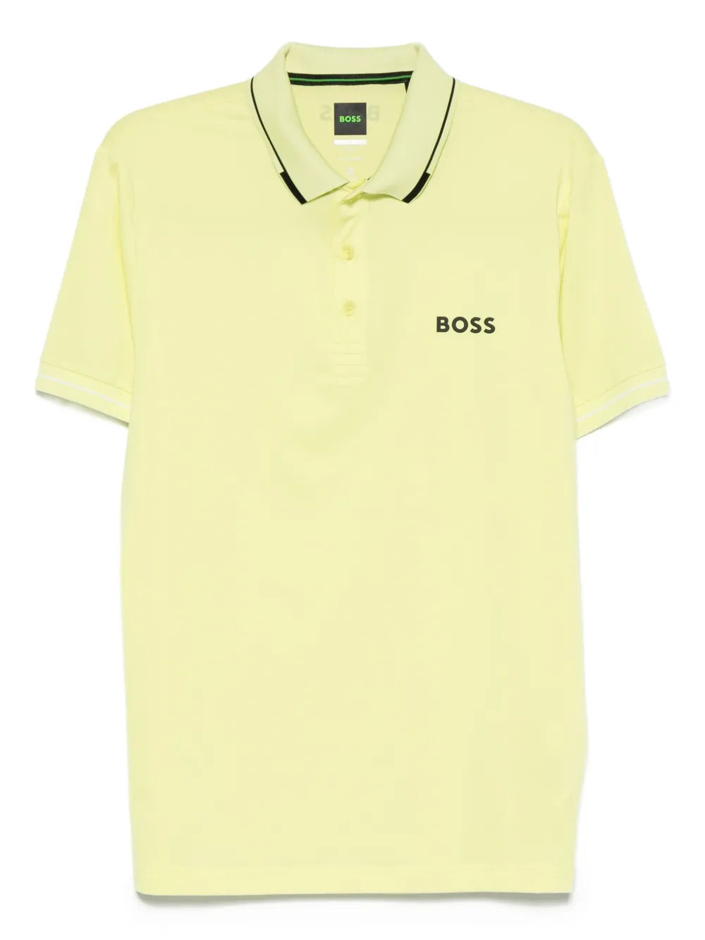 BOSS  logo-embroidered polo shirt