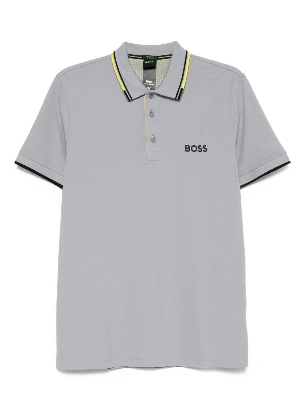 BOSS  tipped-collar polo shirt