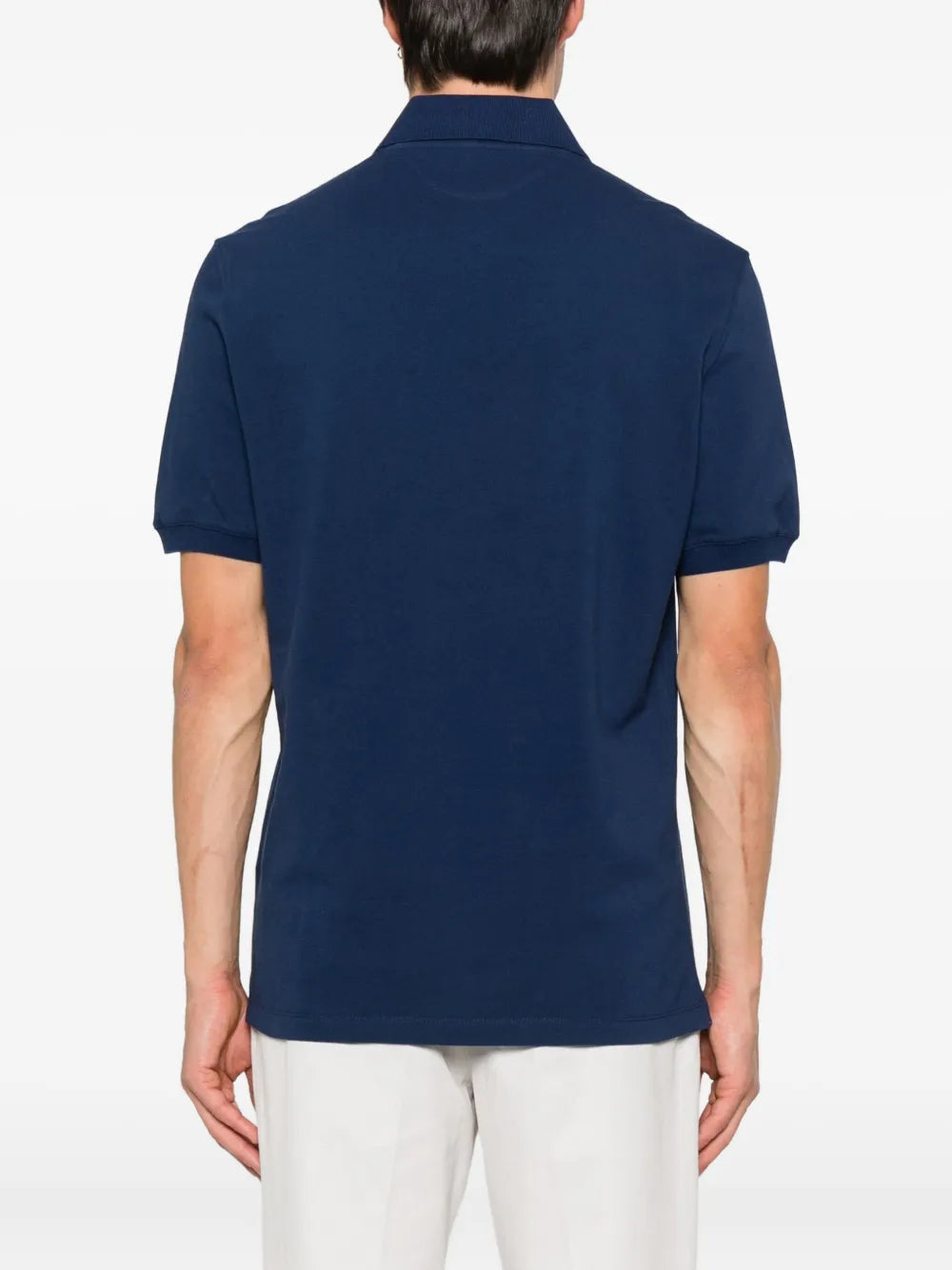 Brunello Cucinelli  embroidered cotton polo shirt