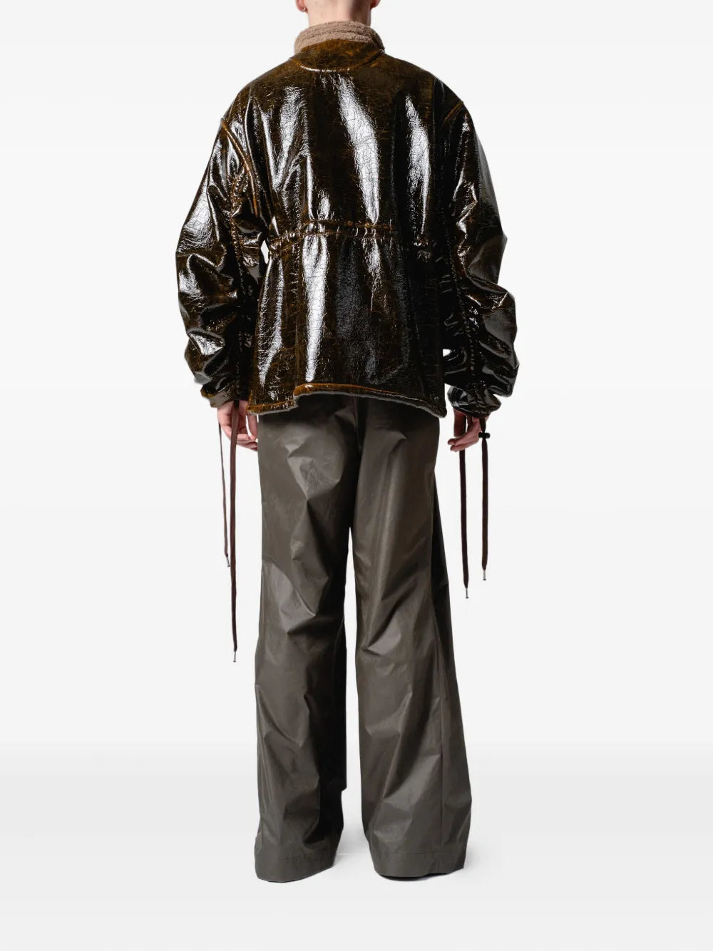 Yoshiokubo  ruched-sleeve jacket