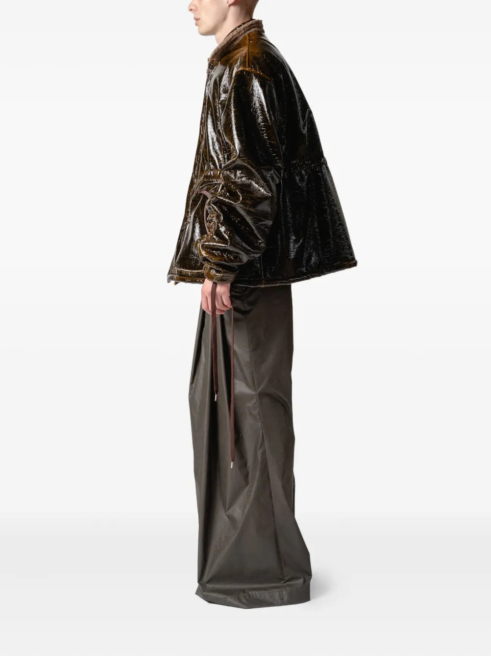 Yoshiokubo  ruched-sleeve jacket
