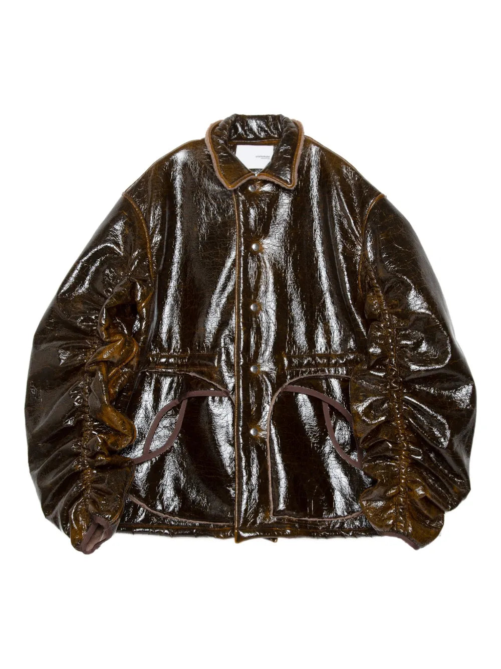 Yoshiokubo  ruched-sleeve jacket