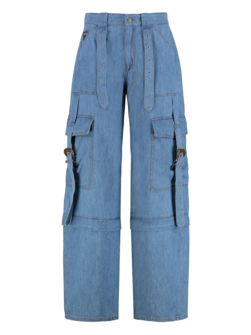 Versace Jeans Couture  buckle-detailed cargo trousers